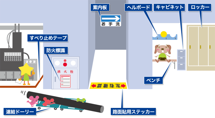 工場（休憩所・通路）