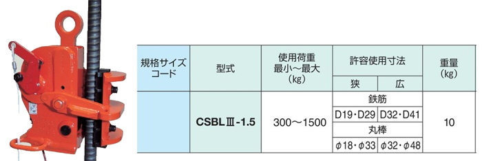 イーグルクランプ CSBLⅢ型|保安用品・工事保安機材・交通標識
